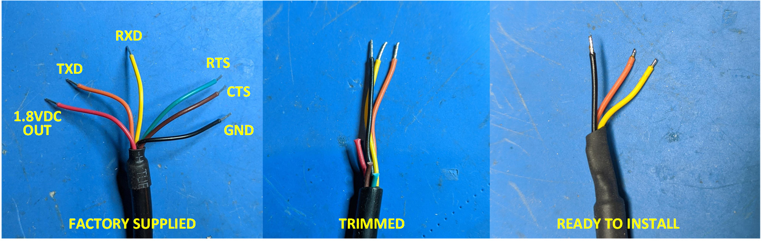 Cable preparation